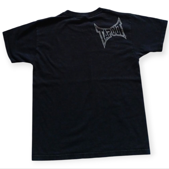 Y2K TAPOUT BOYS' BLACK SHORT SLEEVE  GRAPHIC  T-SHIRT. SIZE M 10/12 - Picture 2 of 9